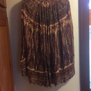 Vintage paisley skirt